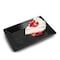 Smarty Had A Party 9" x 13" Black Rectangular with Groove Rim Plastic Serving Trays (24 Trays), 24PK 7903-CASE - alternate 2